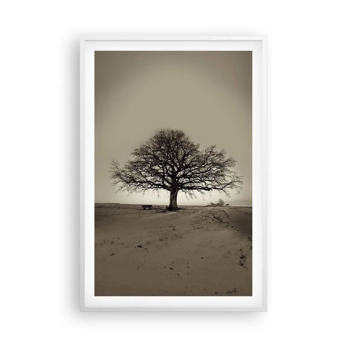 Plakat i hvid ramme - Herfra og til evigheden - 61x91 cm