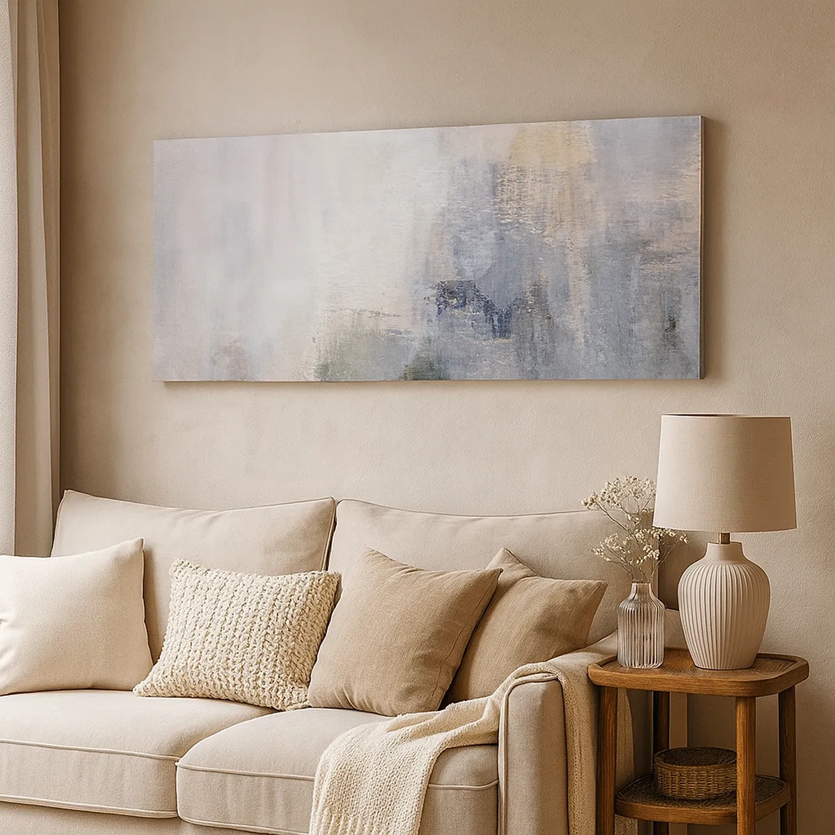 Lærredstryk - Billede på lærred - Farvetoner og akkorder - 30x30 cm