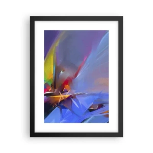 Plakat i sort ramme - Propeller som en fugl - 30x40 cm