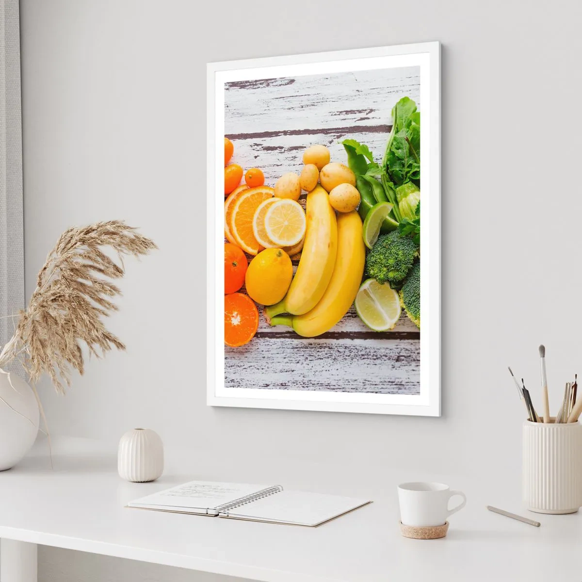 Plakat i hvid ramme - Er det ikke nok? - 61x91 cm