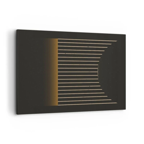 Lærredstryk - Billede på lærred - Udforsk mørket - 100x70 cm