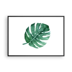 Plakat i sort ramme - Grønt koncept - 100x70 cm