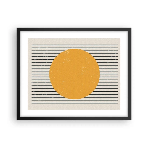 Plakat i sort ramme - Enkelthedens kraft - 50x40 cm