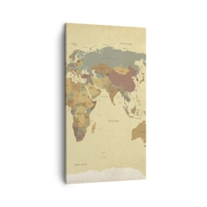 Lærredstryk - Billede på lærred - For dig - hele verden - 45x80 cm