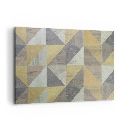 Lærredstryk - Billede på lærred - Ved trekantens vinkel - 120x80 cm