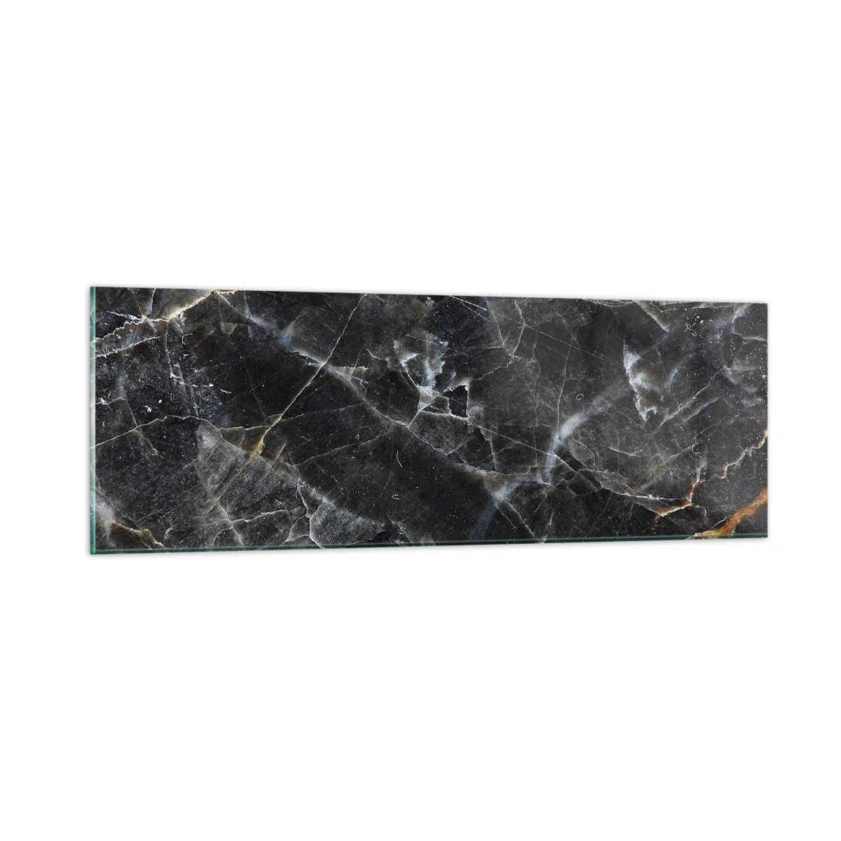 Billede på glas - En stens indre liv - 90x30 cm