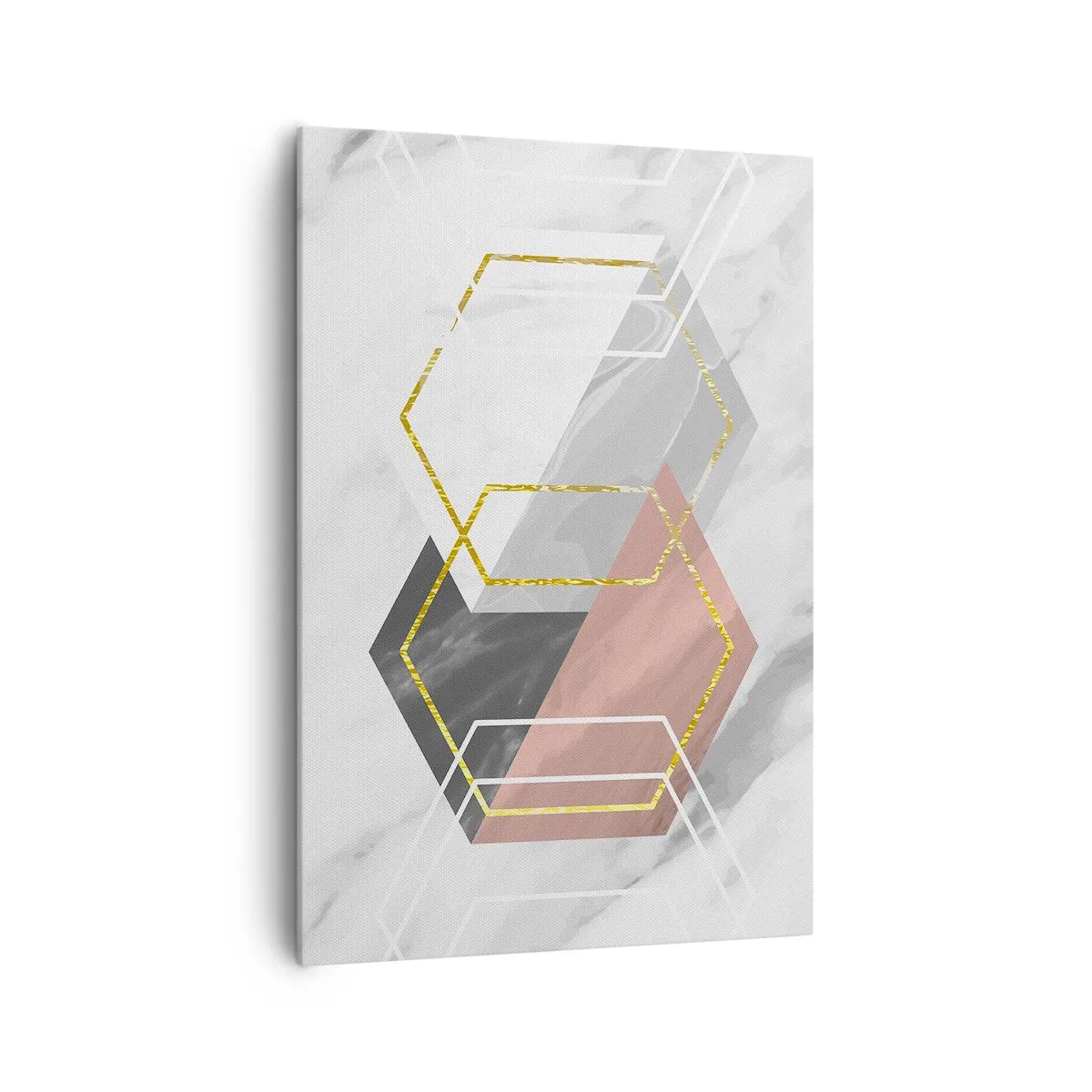 Lærredstryk - Billede på lærred - Kædesammensætning - 70x100 cm