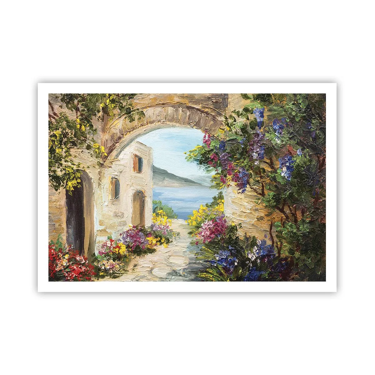 Plakat - Charmen af kystlandskabet - 100x70 cm