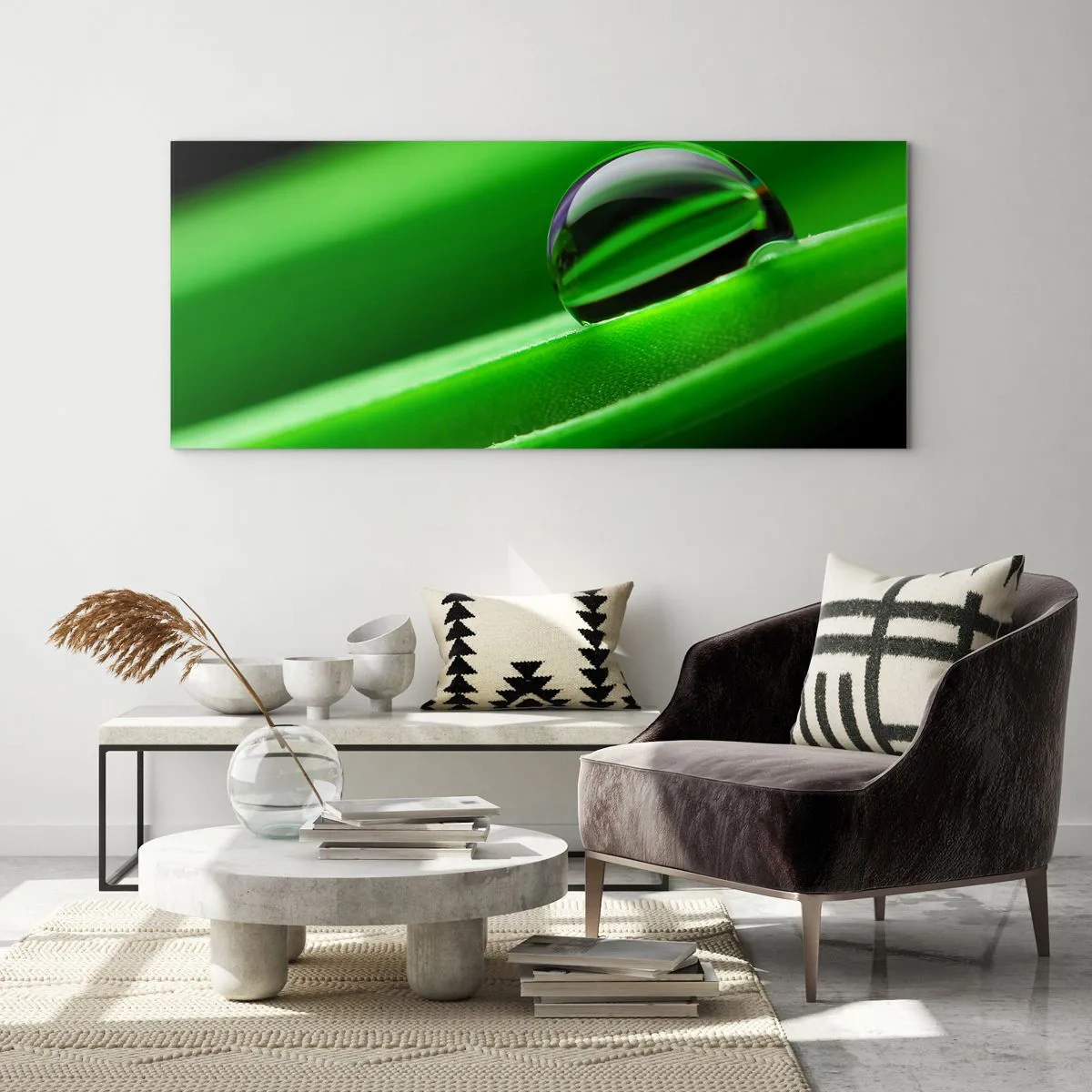 Billede på glas - Livet på tæt hold - 160x50 cm