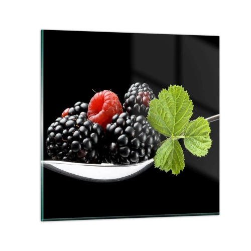 Billede på glas - Smag af friskhed - 50x50 cm