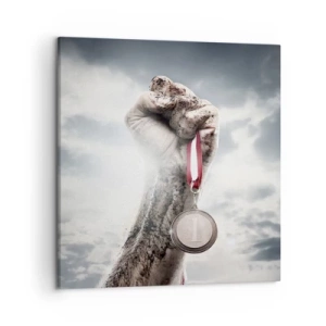 Lærredstryk - Billede på lærred - Per aspera ad astra - 50x50 cm