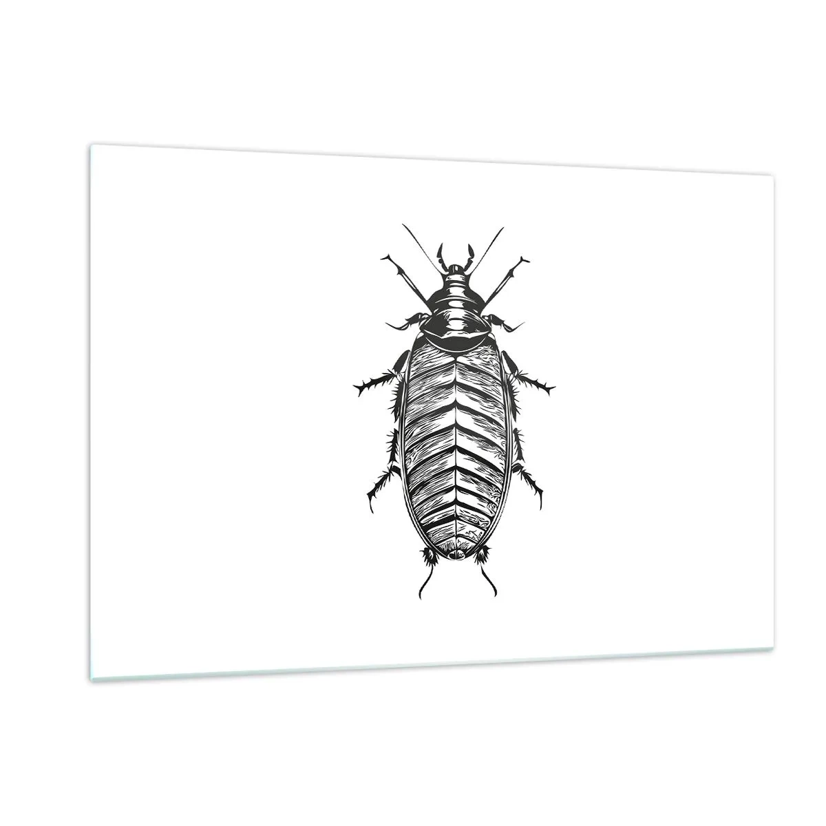 Billede på glas - Sikke et eksemplar! - 120x80 cm