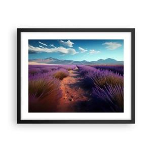 Plakat i sort ramme - Duftende marker - 50x40 cm