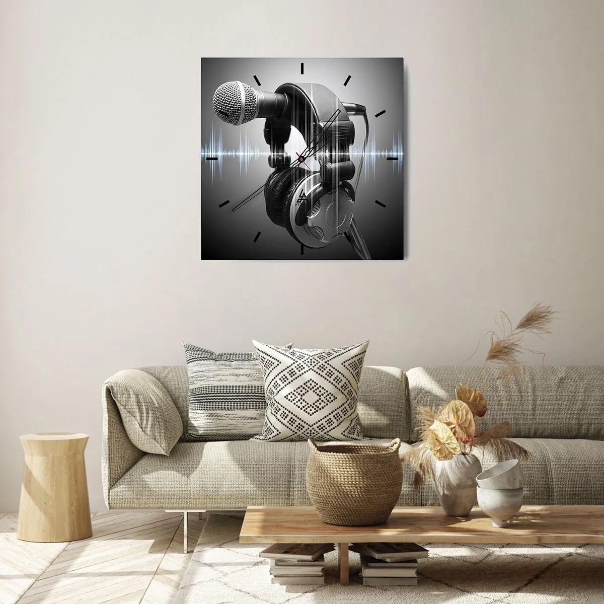 Vægur, Uret - Man kan stadig høre sangen - 40x40 cm