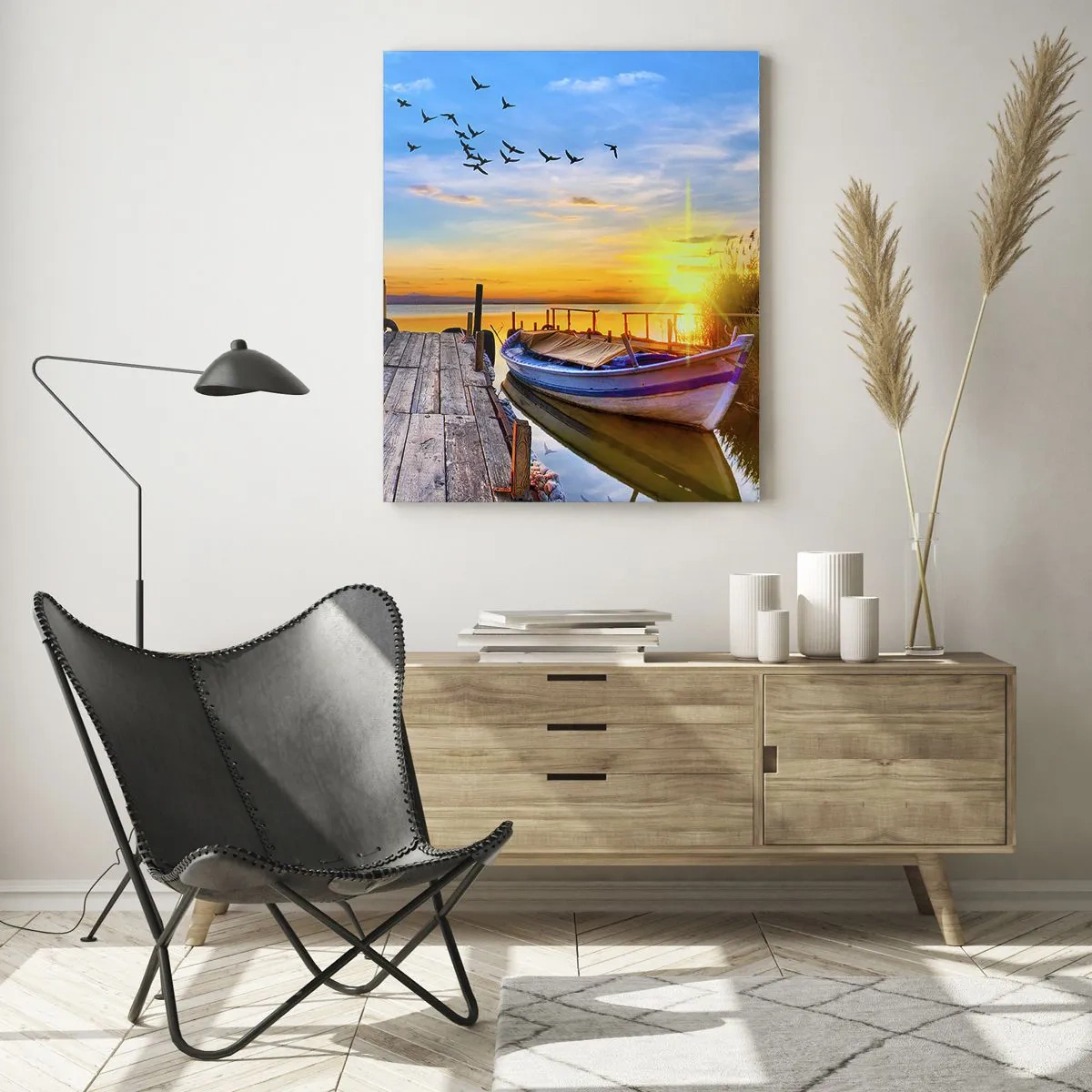 Billede på glas - Farvel, indtil i morgen - 50x70 cm