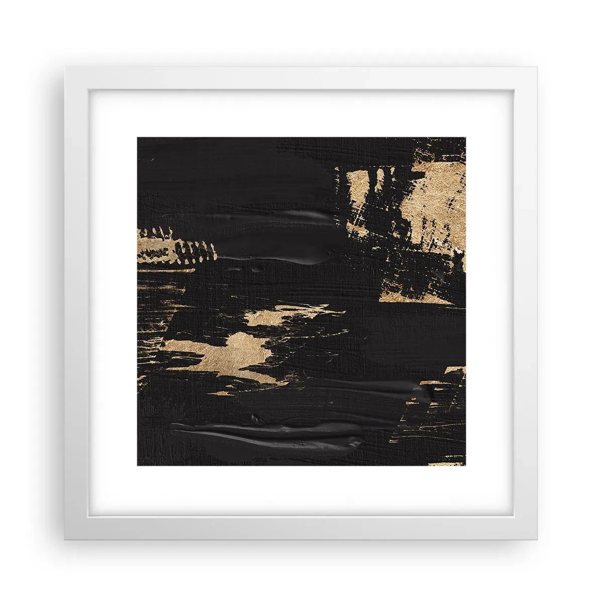 Plakat i hvid ramme - Et spor af berøring - 30x30 cm