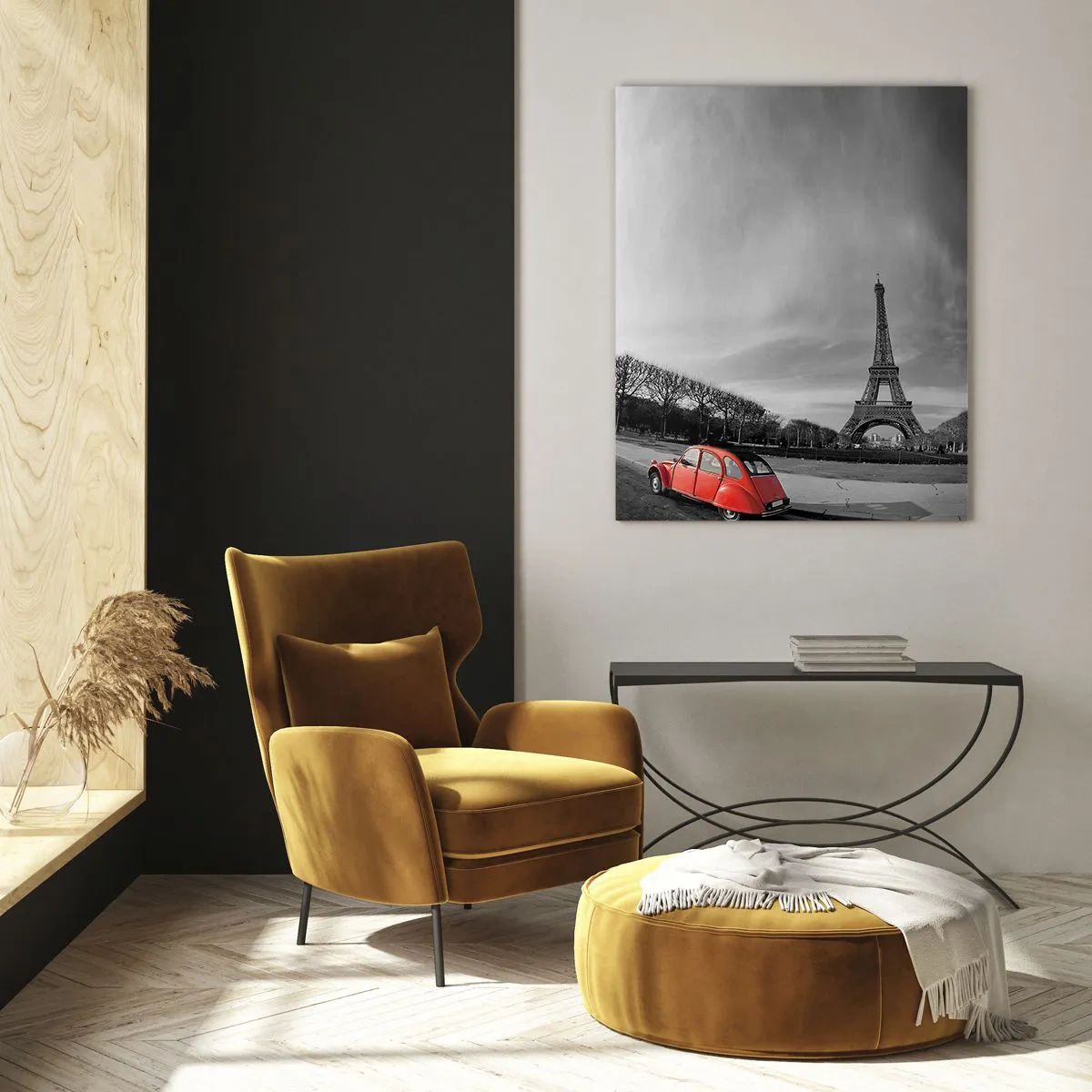 Billede på glas - Mere parisisk end Paris selv - 70x100 cm