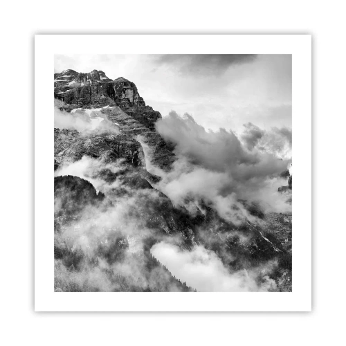 Plakat - Smukt og grusomt - 50x50 cm