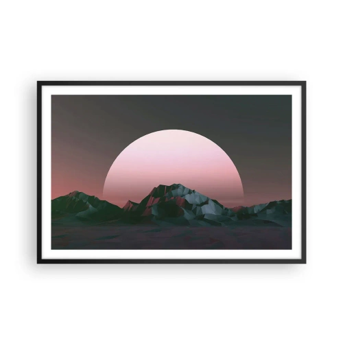 Plakat i sort ramme - I en nabogalakse - 91x61 cm