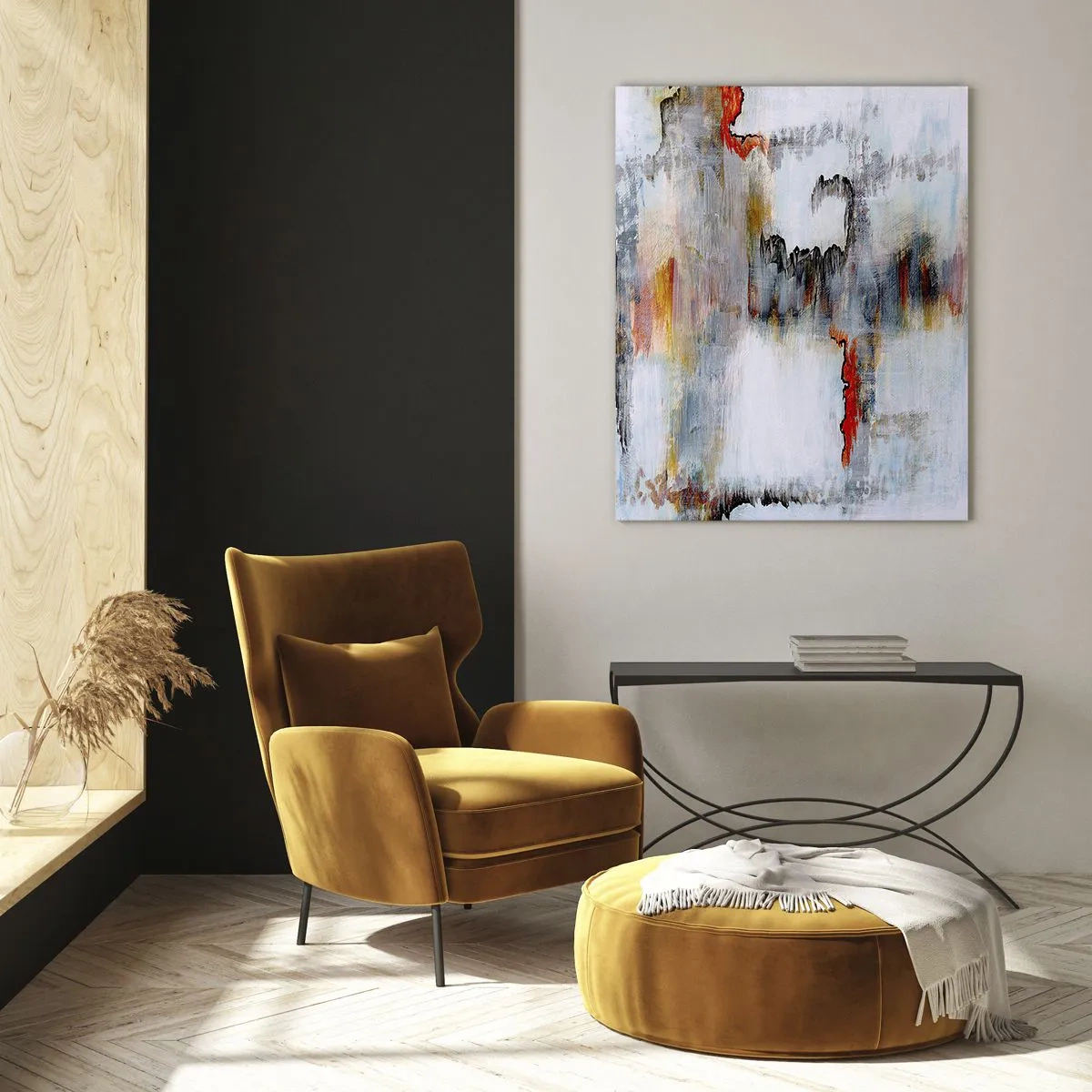 Billede på glas - En pind på vandet - 50x70 cm