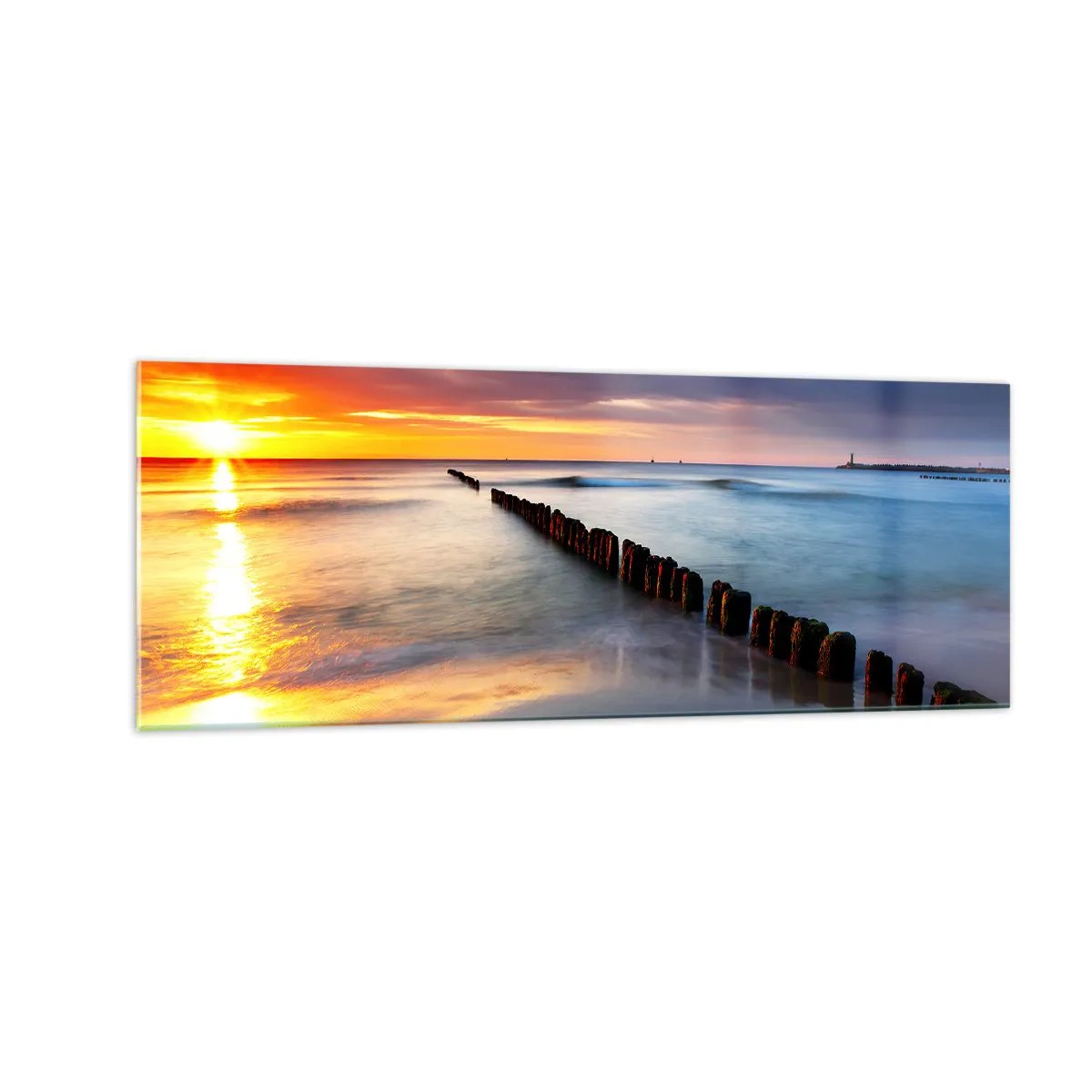 Billede på glas - Lyt til stilheden - 140x50 cm