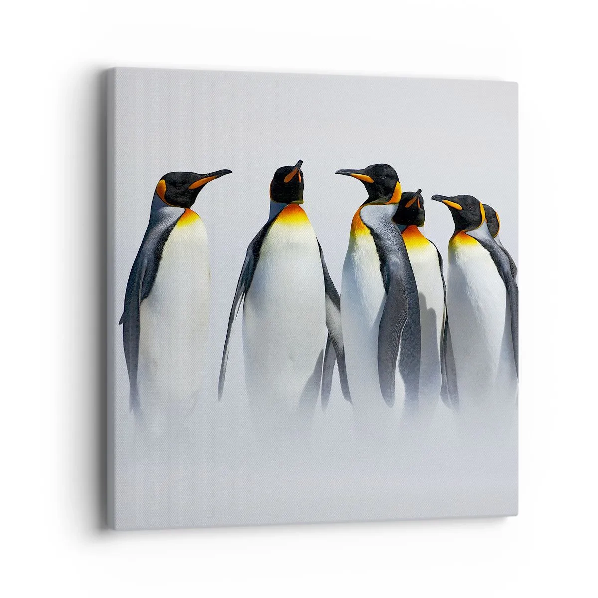 Lærredstryk - Billede på lærred - Møde i aftenkjole - 40x40 cm