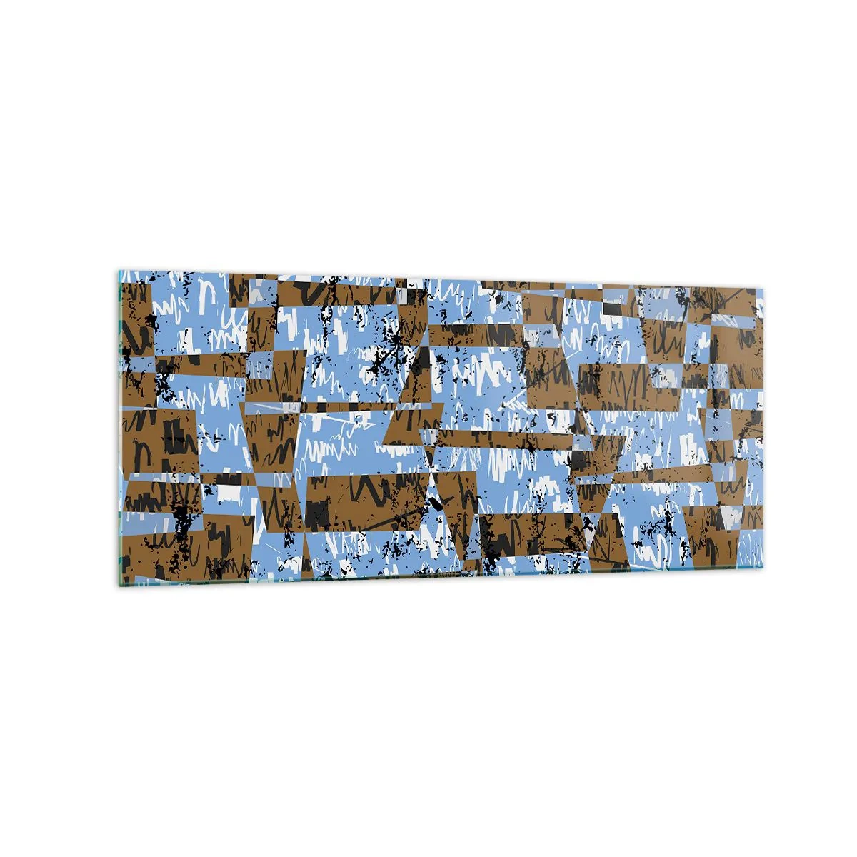 Billede på glas - Ikke oversvømmet udskæring - 120x50 cm