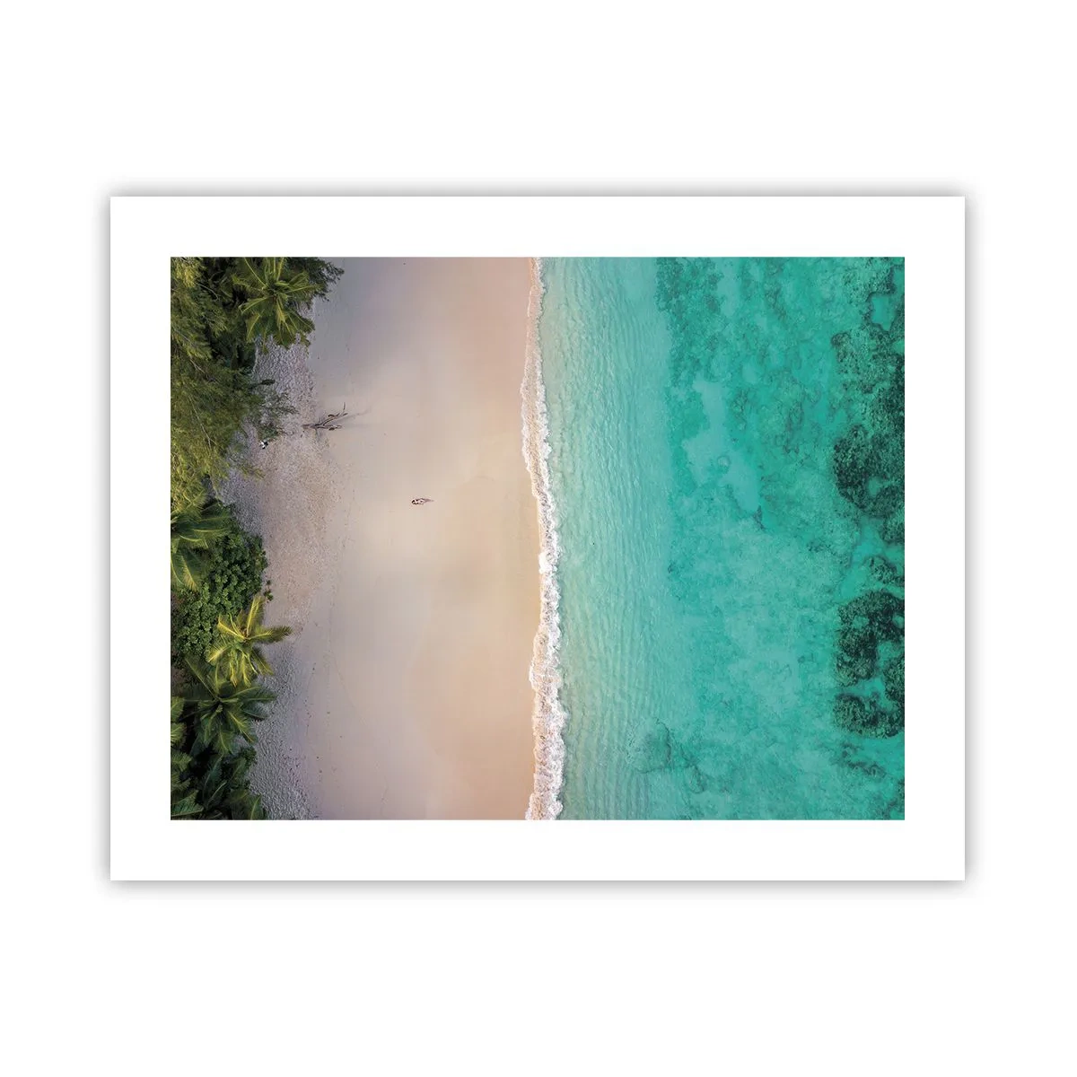Plakat - Paradis strand - 50x40 cm