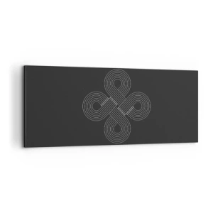 Lærredstryk - Billede på lærred - I den keltiske ånd - 100x40 cm