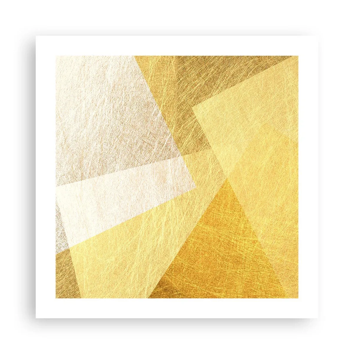 Plakat - Geometriens vejr - 50x50 cm