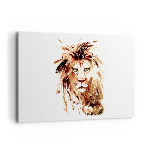 Lærredstryk - Billede på lærred - Styrke og værdighed - 120x80 cm