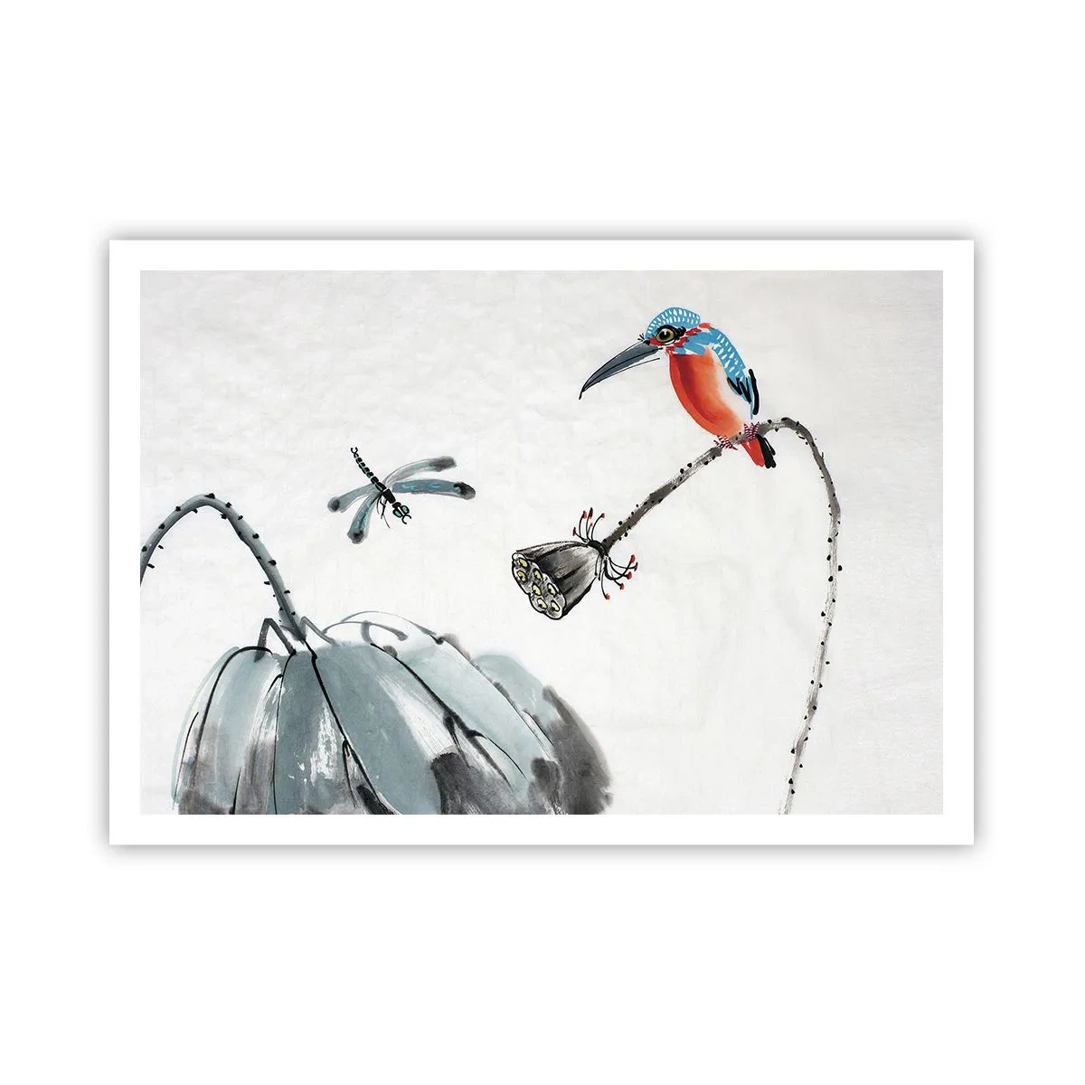 Plakat - Engenes liv - 100x70 cm