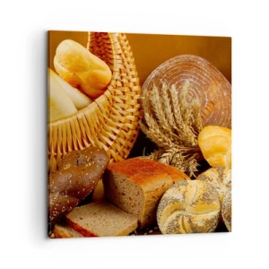 Lærredstryk - Billede på lærred - Vi slap væk igen - 60x60 cm