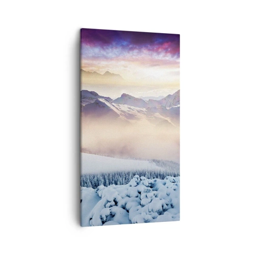 Lærredstryk - Billede på lærred - Naturens kraft og renhed - 45x80 cm