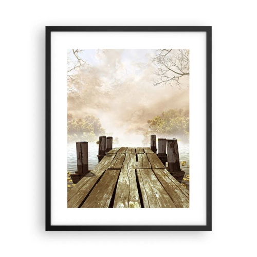 Plakat i sort ramme - Efterårets blide tristhed - 40x50 cm