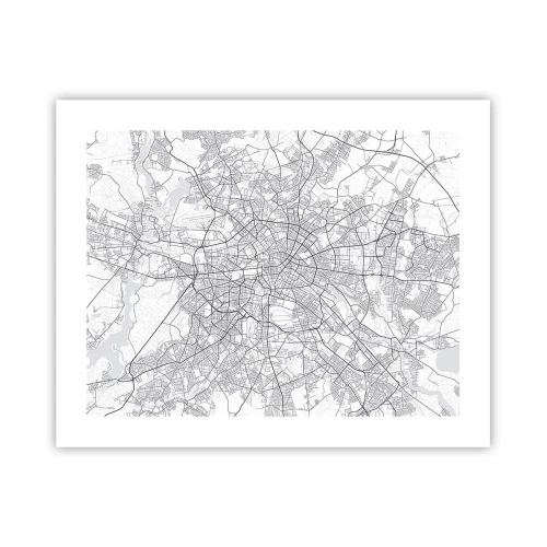 Plakat - Berlins blomst - 50x40 cm