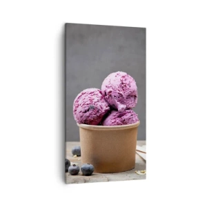 Lærredstryk - Billede på lærred - Sødme og kølighed - 45x80 cm
