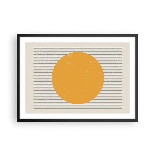 Plakat i sort ramme - Enkelthedens kraft - 70x50 cm