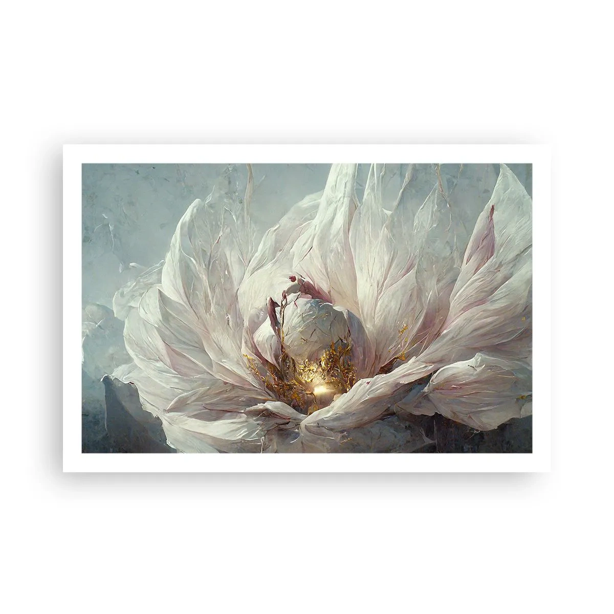 Plakat - Blomstrer en gang om hundrede år - 91x61 cm