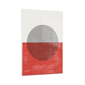 Billede på glas - Lige til sagen - 70x100 cm