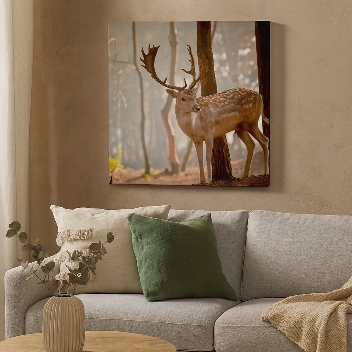 Lærredstryk - Billede på lærred - Ungdommens lys - 30x30 cm