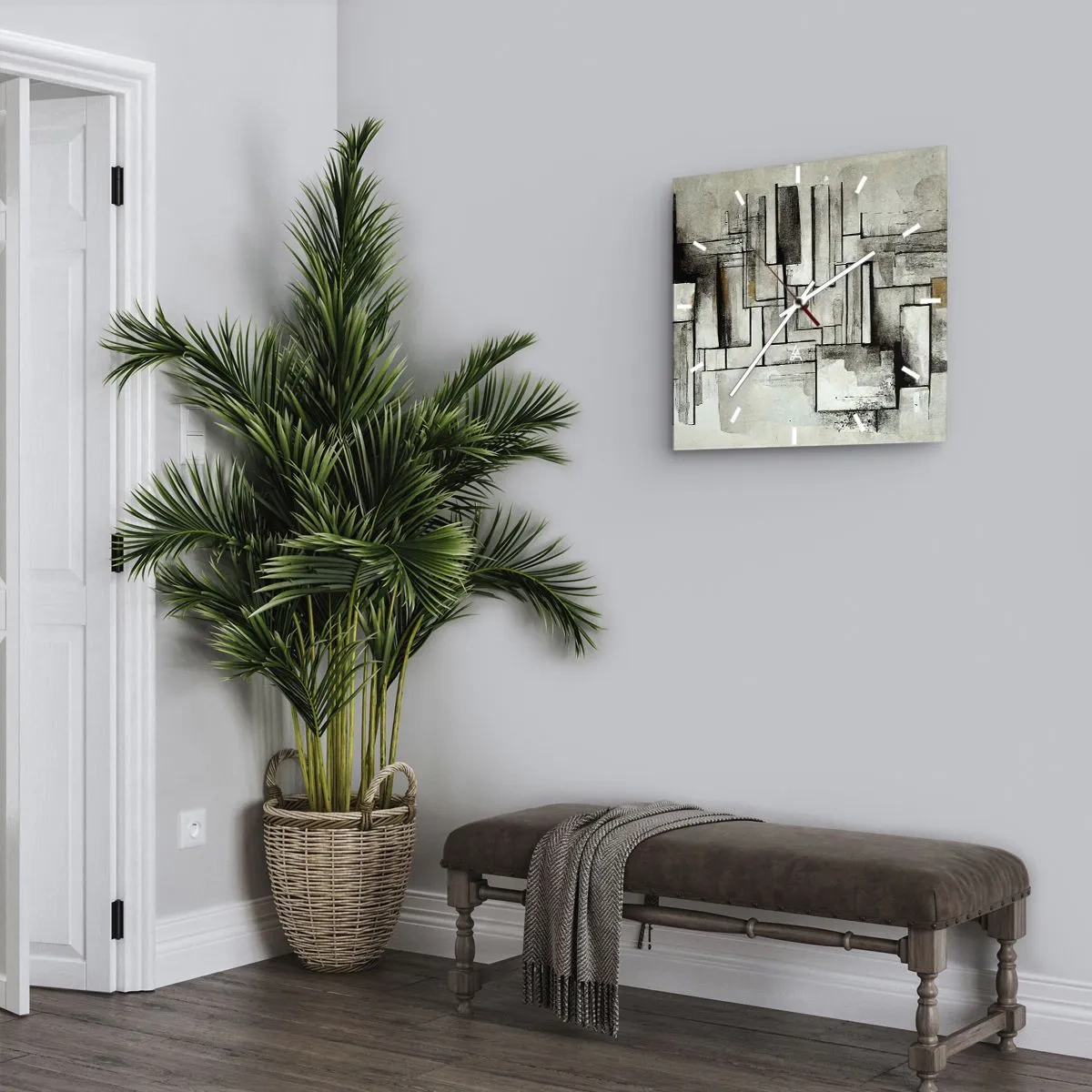 Vægur, Uret - Enkelthedens kraft - 30x30 cm