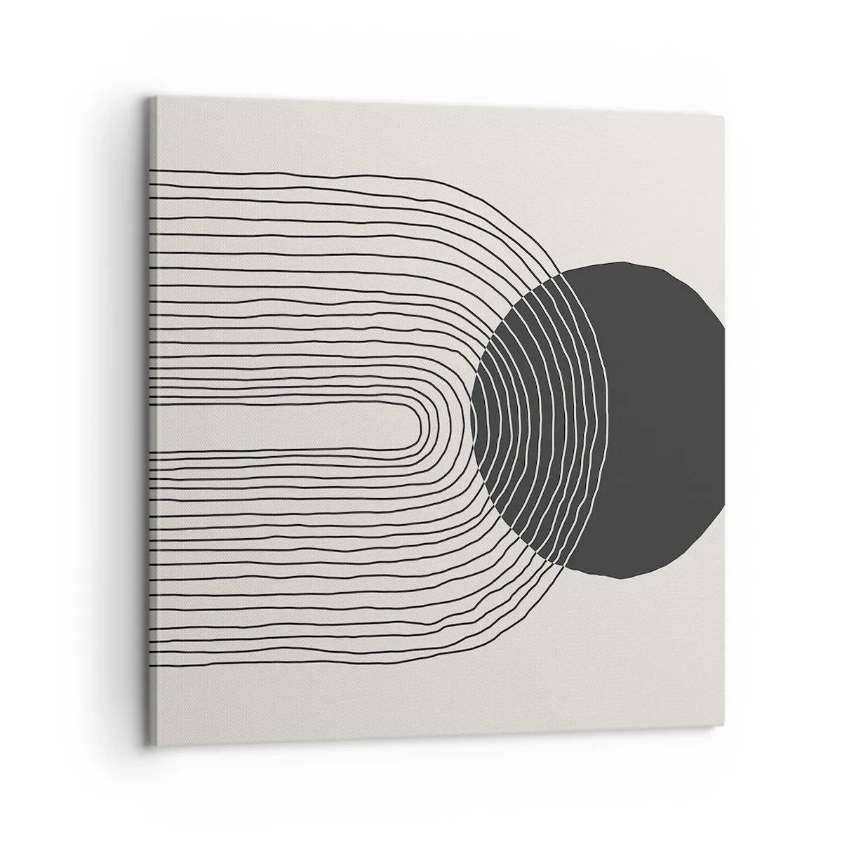 Lærredstryk - Billede på lærred - Rystende og selvsikker - 60x60 cm