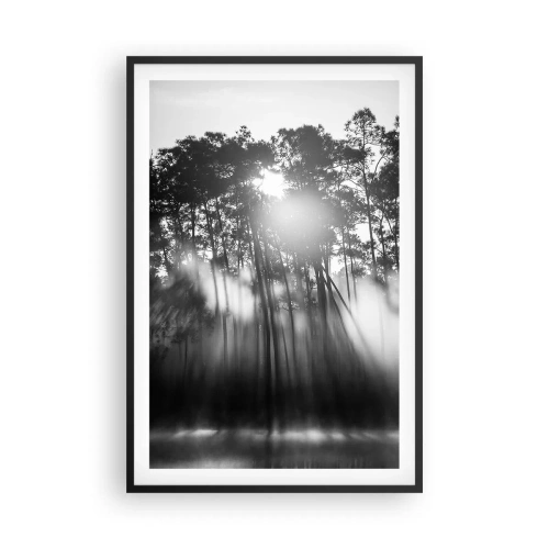 Plakat i sort ramme - Ustoppelig sol - 61x91 cm