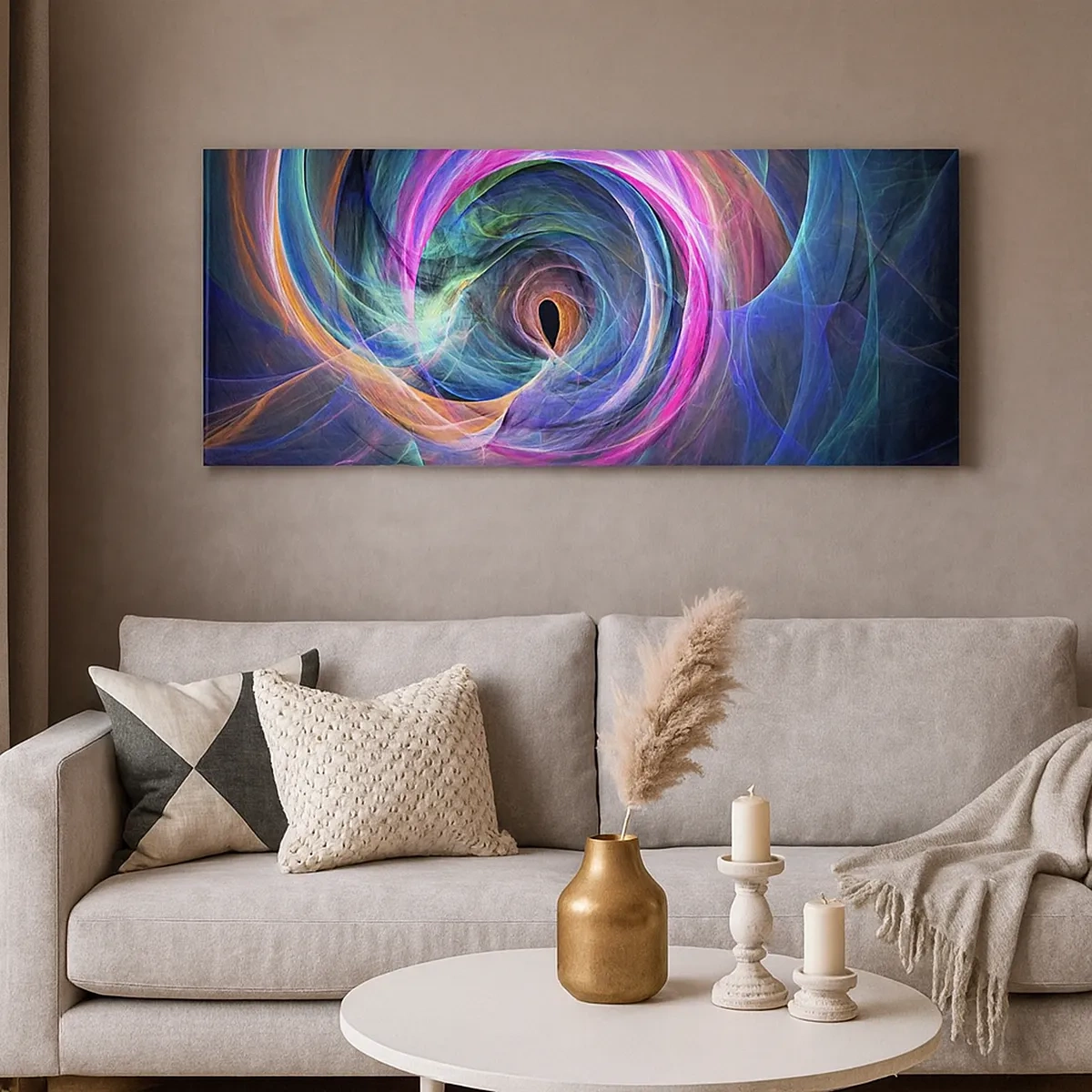 Lærredstryk - Billede på lærred - Hvor vil du tage mig hen? - 30x30 cm