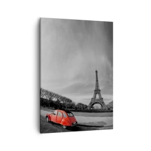Lærredstryk - Billede på lærred - Mere parisisk end Paris selv - 50x70 cm