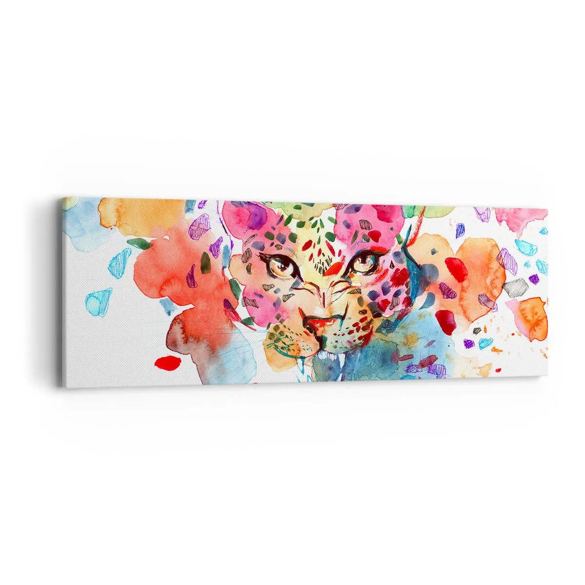 Lærredstryk - Billede på lærred - Skønheden og udyret - 90x30 cm