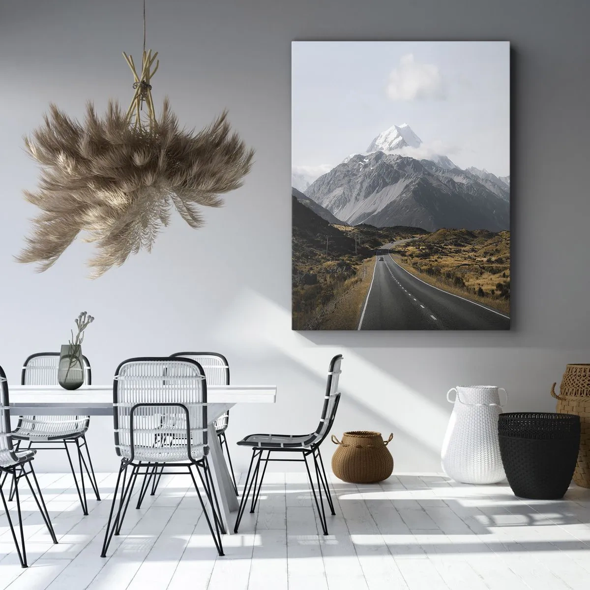Lærredstryk - Billede på lærred - Vejen til hjerte - 50x70 cm