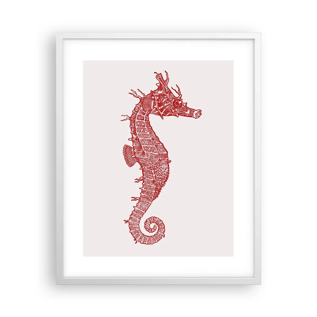 Plakat i hvid ramme - En indviklet skabelse - 40x50 cm