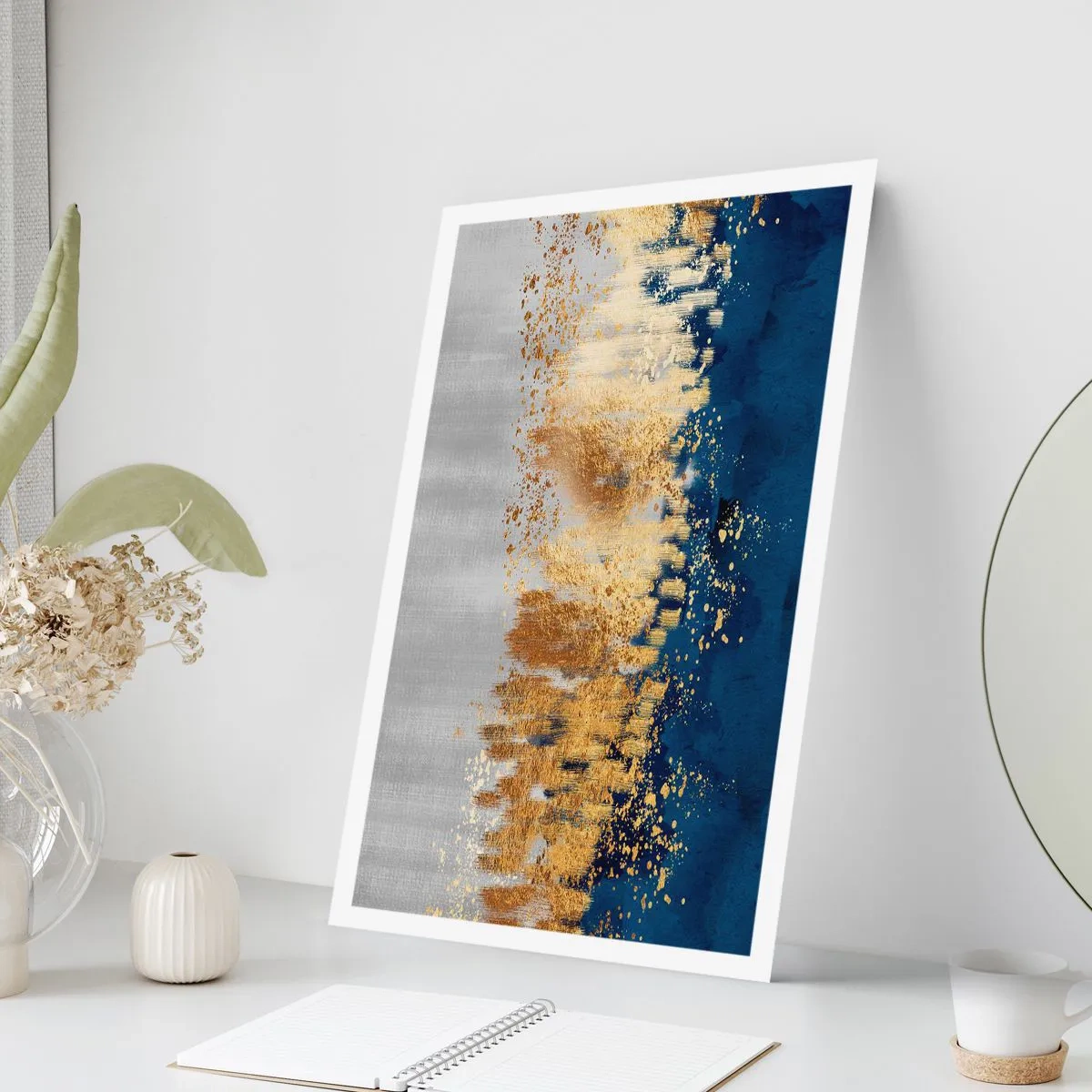 Plakat - Moderne komposition med gnist - 30x40 cm